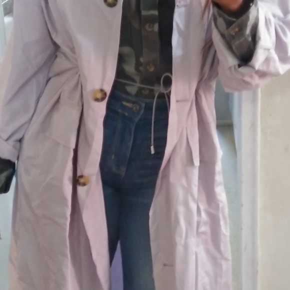 WOMEN'S JACKET, LONG BUTTON PARKA - Picture 3 of 6